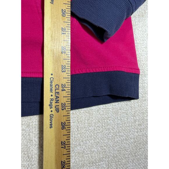 Fox Racing Women Medium Red Blue Long Sleeve Hoodie Graphic Pullover Sweatshirt - Picture 6 of 8